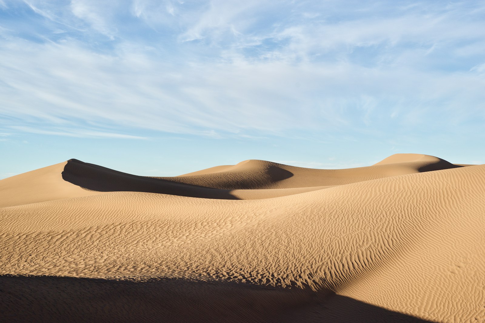 a large sand dune