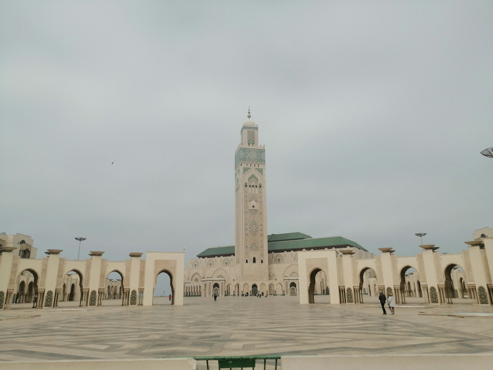 a large building with a clock tower in the middle of it