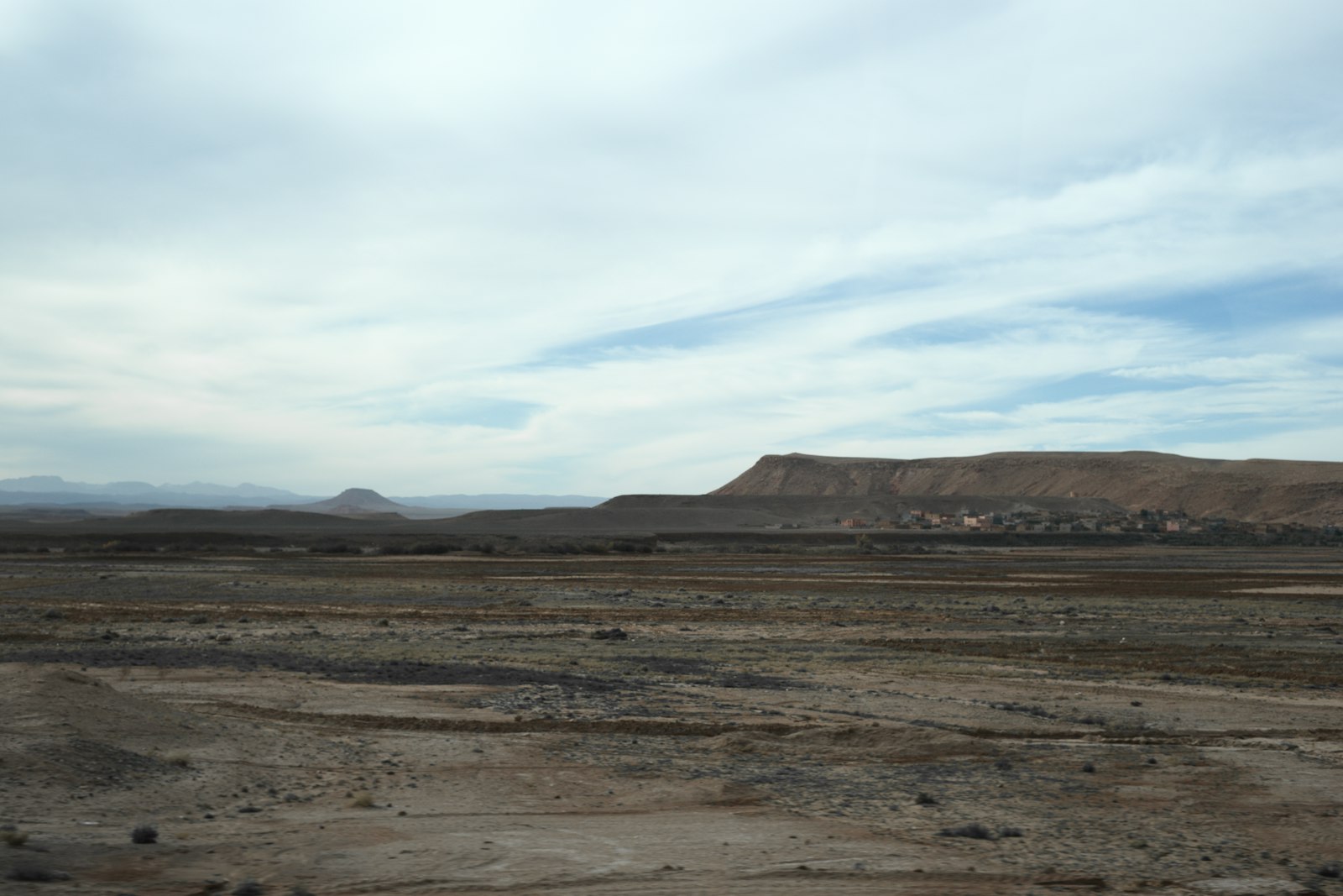 a large desert landscape